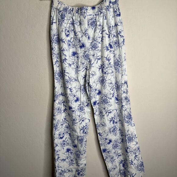 Jason Wu Linen Floral Halter Pant Set - Picture 7 of 9